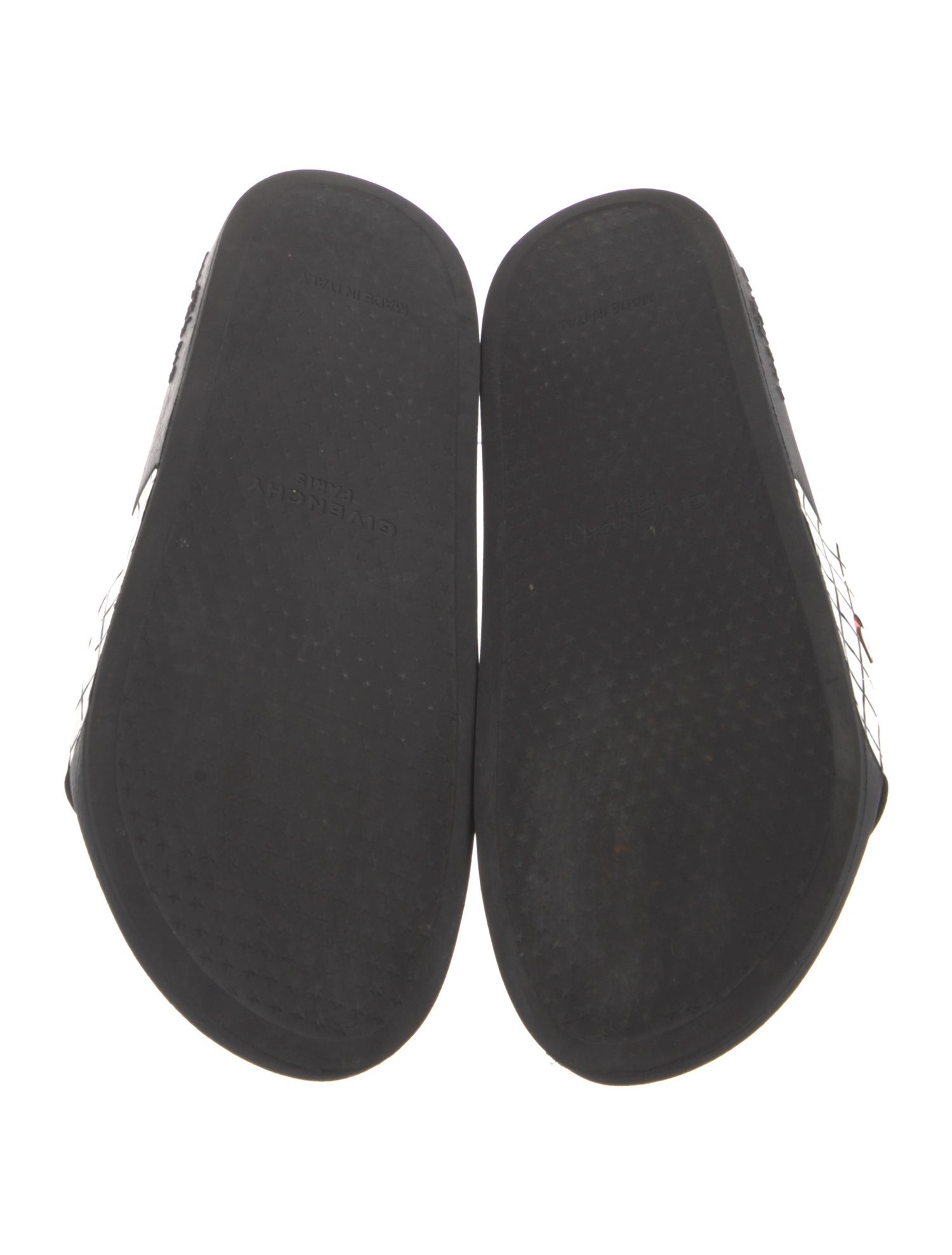 Givenchy Rubber Plaid Print Slides